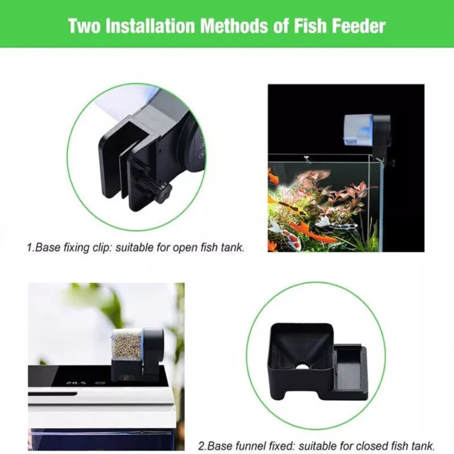Adjustable Auto Fish Feeder Feeding Aquarium Tank Automatic Food Dispenser Timer 3