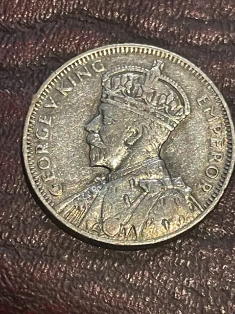 Mauritius, 1936 1/4 Rupee, KM15, .916 Silver