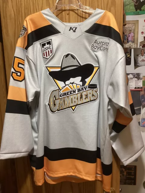 Green Bay Gamblers Game Issued Jersey Ushl Ahl Nhl