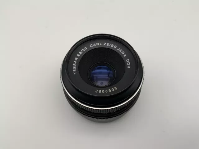 CARL ZEISS JENA DDR Objektiv Lens Tessar 2,8/50 für M42 50mm