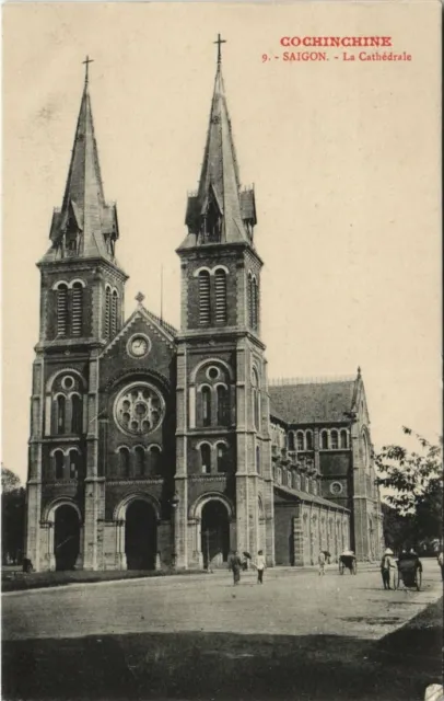 CPA AK VIETNAM Cochinchine - SAIGON - La cathedrale (119122)