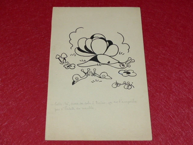 Dessin Original Signé De Jean Buzzini (Buzzi) - Humour Presse - Thème Boxe