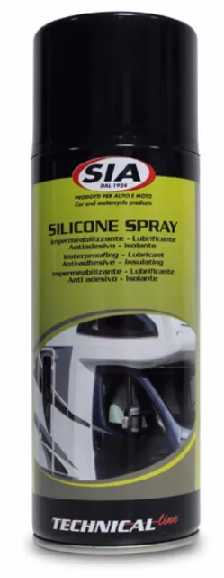 Sia 8530 Silicone Spray Impermeabilizzante Lubrificante Antiadesivo Isolante Per