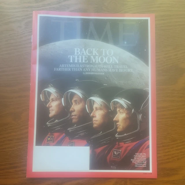 TIME MAGAZINE FEBRUARY 9th 2026 - Back to the Moon Artemis II £3.75 ...