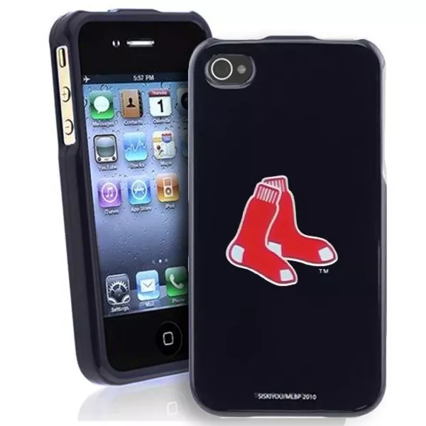 Officially Licensed MLB Boston RED SOX Hard Case for Apple iPhone 4/4S
