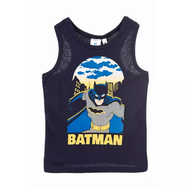 Canotta Batman Maglietta Bambino Sun City - We1197Blu