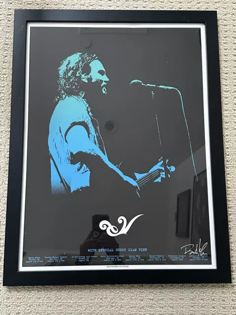Eddie Vedder Poster - 2008 East Coast by Brad Klausen Signed