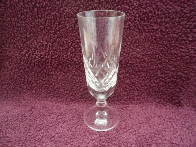 Royal Brierley Crystal 6 3/4" Elizabeth Pattern Champagne Glass, excellent.