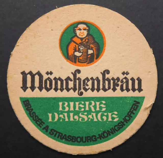 Ancien sous-bock bière MEUSE MONCHENBRAU coaster Bierdeckel 12