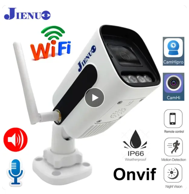 Camhi pro IP onvif WiFi Home Security Camera Wireless 2 way audio sd card cctv