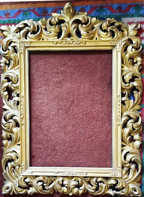 Miroir de style Louis XVI en bois sculpté et doré a la feuille d'or XIX