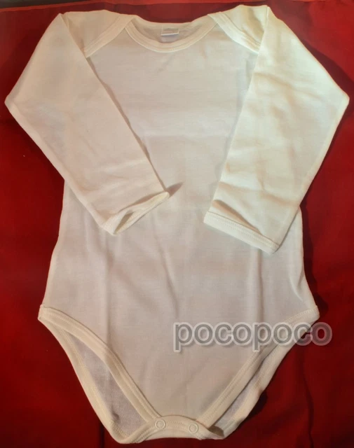 Body Manica Lunga Neonato Lana Cotone Ellepi Art. Af809