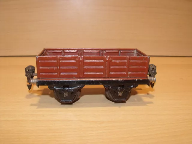 934) Märklin 1916 - Spur 0 - Hochbordwagen - braun - ansehen 2