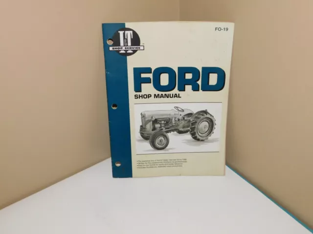 Ford Naa Jubilee Tractor I & T Shop Repair Manual Fo19
