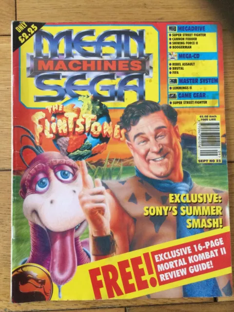 mean machines sega magazine Sept No 23