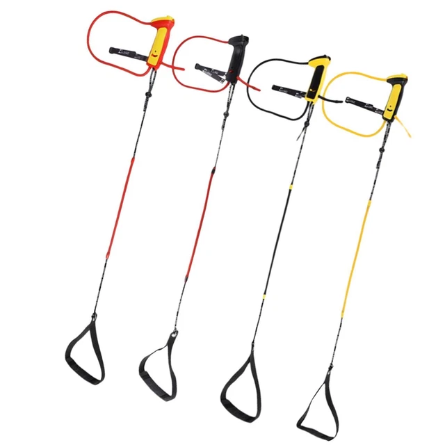 ZXQZ Resistance Bands Recurve Bows, Archery Strength Training Equipment, Arm Trainer Stretch Band Exerciser Puller 10-40lbs Adjustable Fitness Bands