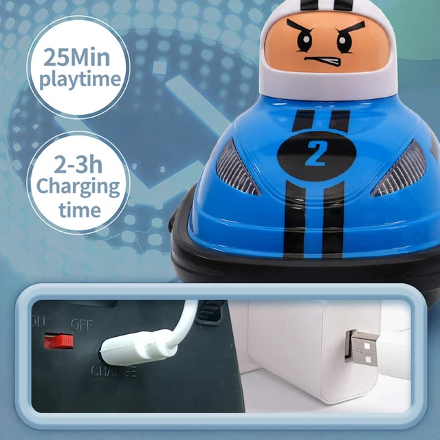 2.4G RC BATTLE Bumper Cars with Ejection Doll & Lights Toys Xmas £31.76