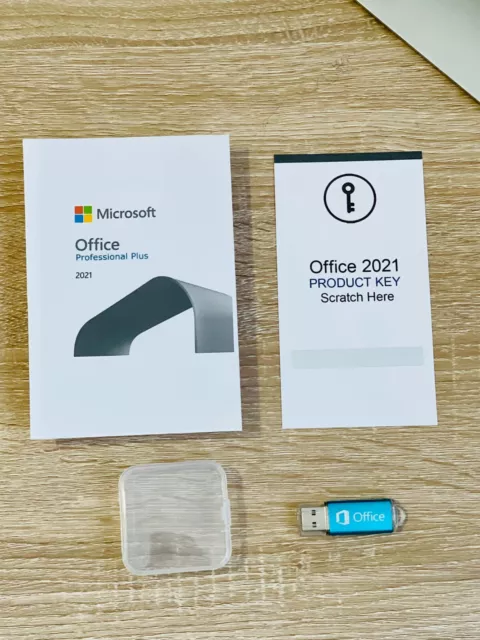 MS Office 2021 - 2 PC Full Version with USB Flash