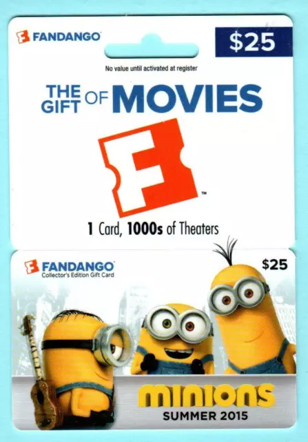 FANDANGO Minions 2015 Gift Card ( $0 )