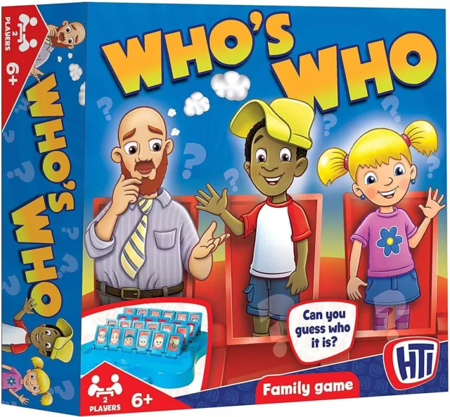 HTI WHO'S Famille Jeu - 1374310 Guess Fun Personnage Cartes Traditionnel Jouets