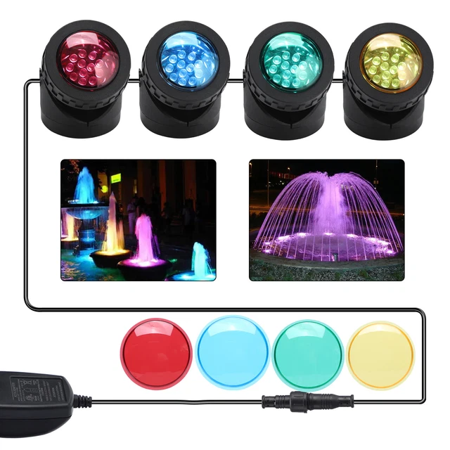 Aquarium Fish Tank Pond 5050 RGB LED Strip Lights Bar Lamp Submersible Lights US