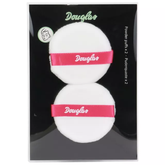 Douglas Gesicht Power Puff Make-Up Powder Quasten 897389 Face Puderquaste 1X2Pcs