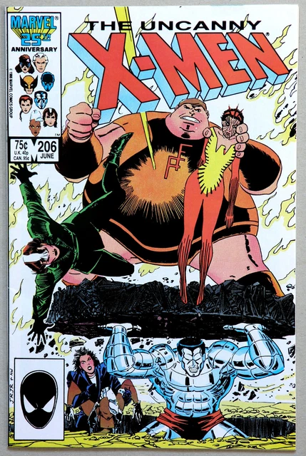 Uncanny X-Men #206 Vol 1 - Marvel Comics - Chris Claremont - John Romita Jr