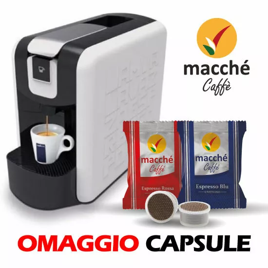 Machine Café' Lavazza Expresso Point EP Mini Bianca + Capsules Macchè'Hommage
