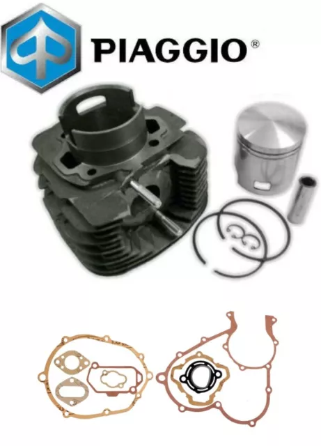 Set Groupe Thermique Cylindre Et Piston piaggio ape 703 Tm P602 FL2 + Joint