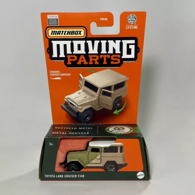 2024 MATCHBOX MOVING Parts Toyota Land Cruiser FJ40 Beige 164 Diecast