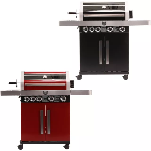 BBQ CHIEF 4+1 Gasgrill Grill Grillwagen Grillstation Gartengrill Griller 14 kw