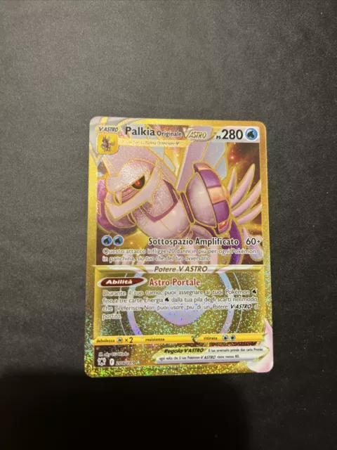 Carta Pokémon Palkia Originale V ASTRO (ASR 040) - Ultra Rare - Lucentezza  Siderale - Near Mint - Italiano