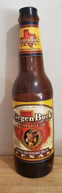 Ziegen Bock Inflatable Beer Bottle Man Cave Bar Decor 3 Feet Tall Ziegenbock Tx