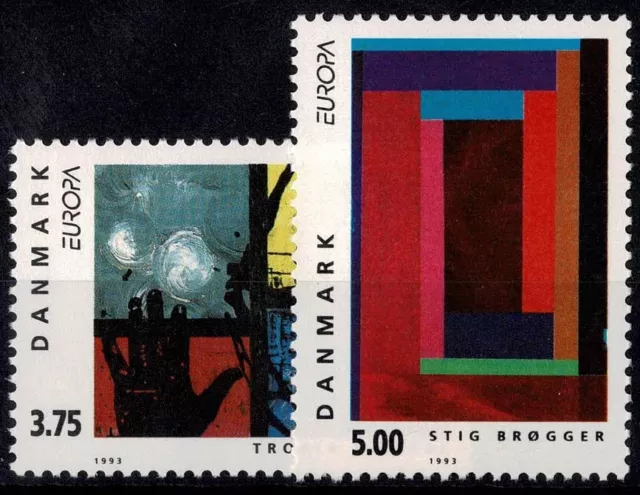 1993 Danemark Europa Cept Art Contemporain 2 V. MNH MF104096