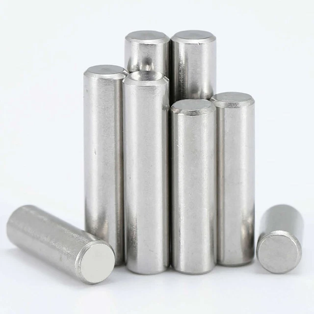 thumbnail image 2 of Metric Dowel Pin Assortment – M2, M2.5, M3, M4, M5, M6 – Cylindrical Position Pins, Bearing Steel (China) 2 of 6