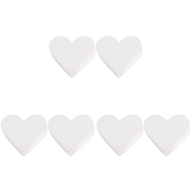 6 pz manichini per torta in schiuma pratica a forma di cuore fai da te schiuma torta nuziale schiume