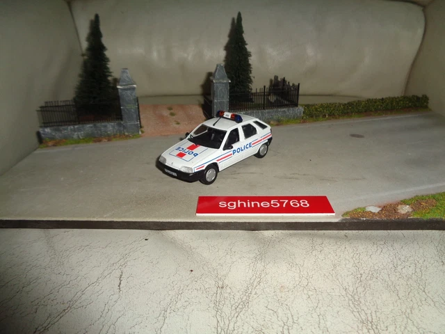 Modèle Réduit Citroën ZX Police 1992 échelle 1/43 - Norev, Neuf En Boîte D'origine