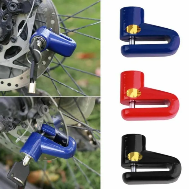 Ultra Small Bike Safety Lock Break Disk Anti Theft Key Motorcycle Wheel Sport
