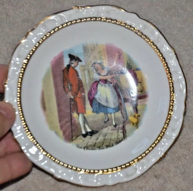 Vintage china PARAGON Cries Of Old London DISH design Royal Warrant ceramic VGC