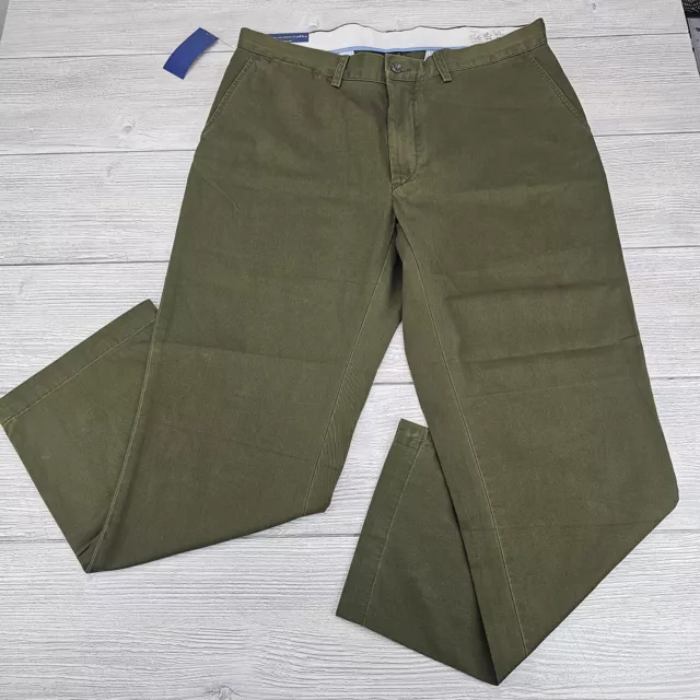 Polo Ralph Lauren Chino Pants Classic Fit Mens Sz 36x30 Green Dark Loden NWT $85