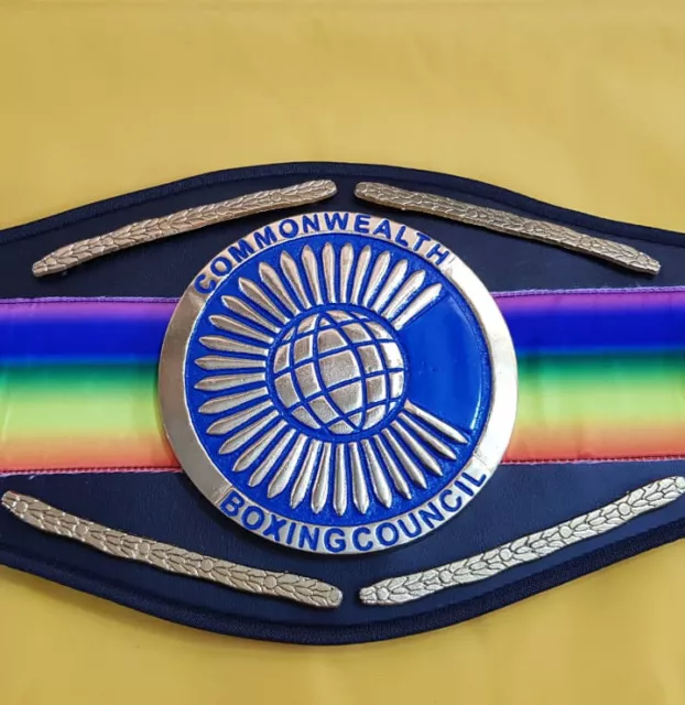 COMMONWEALTH TITLE BOXING BELT Leather Belt Replica Adult Size 2