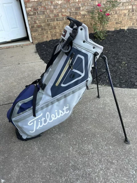 Titleist Golf Players-4 Lightweight Stand Carry Bag  Rare Grey/Navy Colors
