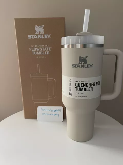 NWT Stanley SOFT MATTE The Quencher H2.0 Flowstate Tumbler Dune 40