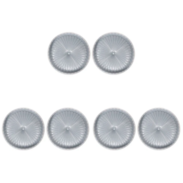 Stampo 6 pz per piatto affumicatore gel di ciottoli stampo epossidico-silicone