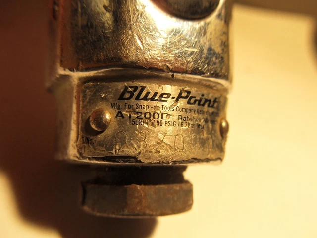 Blue-Point At200D 1/4" Drive Air Pneumatic Ratchet Blue Point 6
