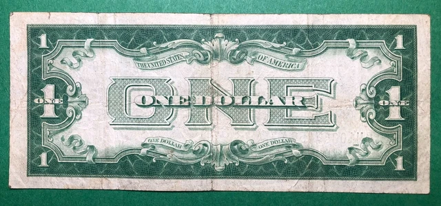 Fine - 1928 A - Funnyback - $1 - Silver Certificate - Blue Seal