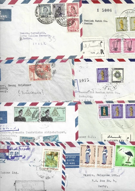 IRAQ x 28 COVERS COMMERCIAL INCLUDING REG 1970's