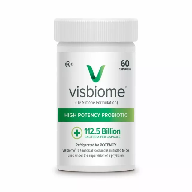 Visbiome High Potency Probiotic - 60 Capsules each - 2 Bottles - formerly VSL #3