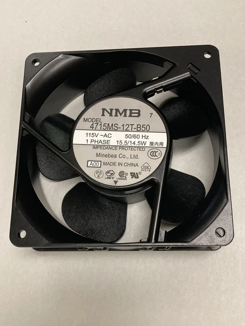NMB,4715MS-12T-B50,AC Axial Fan 115V, 50/60 HZ