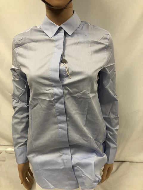 Chemise Femme Tibi 100% Coton Blanc - Taille M, Neuve Avec étiquettes